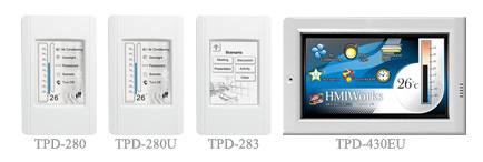 Mini touch HMI from TPD series