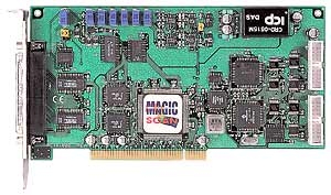 Multifunction PCI Adapter, 32SE/16D Analog Inputs, 16 bit ADC, 100 kHz, 8k words FIFO, 2 Analog Outputs, 16DI, 16DO, Timer, Cable Socket CA-4002x1, extension board, data acquisition