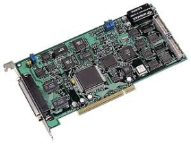 Uniwersalna karta PCI, multifunkcyjna, 12-bitowa 330k/44k S/s A/D i 12-bit D/A, 16 kanaw single-ended/8 rnicowanych, 1024 prbek, 3.3 V/5 V, 32-bit, 33 MHz, low-gain