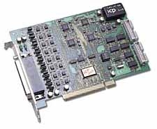 Karta pomiarowa PCI z 4 wyjciami analogowymi z ochron prdowo-napiciow, 14 bitowy DAC, 4DI, 4DO, przewd Socket CA-4002x1