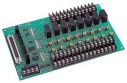 16-channel Opto-islated Digital Input & 8-channel Relay Output Board + CA-3710, DIN-Rail mounting