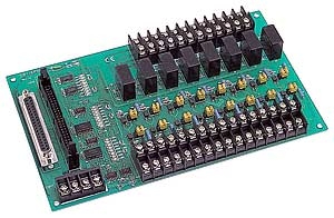 16-channel Opto-islated Digital Input & 8-channel Relay Output Board