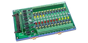 24 Channels AC/DC Isolated Digital Daughter Board, Opto-22 Compatible, DIN-Rail mounting, 24x DI