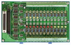 24 Channels AC/DC Isolated Digital Daughter Board, Opto-22 Compatible, DB37 Connector, DIN-Rail Mounting, 24x DI