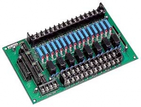 24-channel OPTO-22 compatible relay Output Board (12V), Include CA-5015 (50-pin Flat Cable 1.5m)