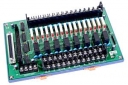24-channel relay Output Board (24V), DB37 Connector, DIN-Rail Mounting