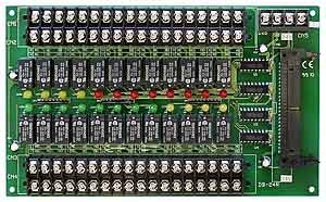 24-channel OPTO-22 compatible relay Output Board (12V), Include CA-5015 (50-pin Flat Cable 1.5m)