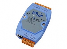 Modbus/TCP Embedded Controller (Ethernet enables Modbus commands to run over TCP/IP), 512kb Flash, 512kb SRAM, Ethernet, 1x RS-232, 1x RS-485, Modbus TCP, cable CA-0910 x1, WT-25+75.