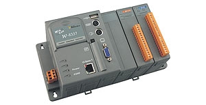 ISaGRAF WinCon embedded Controller, CPU Intel Strong ARM 206MHz, 32Mb Flash, 64Mb SRAM, 2x RS-232, 1x RS-485, 1x RS-232/485, 1 x RJ45 10BaseT, 1x USB, 2x PS/2, 1x VGA, Compact Flash, Windows CE.NET 4.1, 3x Expansion Slots, ISaGRAF support, WT-25+75, PLC