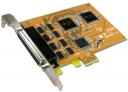 8x RS-232 PCI Express Serial Board, communication card, DB62, Windows, Linux