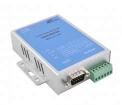 1- Serial Port RS232/422/485 to Ethernet Networking converter, Power supply 9-24 Vdc. Virtual Com, device server, 100Base-TX, wt, CPU 100MHz