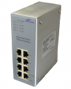 Industrial Unmanagement Ethernet Switch, 8x RJ-45 10/100Base-TX, MAC address, VID, VLAN priority, IPv4 ToS, IPv6 DSCP,TCP/UDP, managed