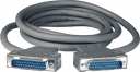 RS-232 Cable, DB-25 Male-Male Connectors, 2 m
