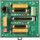 Photo-isolated terminal board for ICPDAS two-axis stepper/servo controller, for Delta ASDA A servo Amplifier