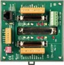 Photo-isolated terminal board for ICPDAS two-axis stepper/servo controller, for Panasonic servo minas A Amplifier