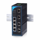 8-Port Unmanaged Ethernet Switch, 8x RJ-45, 8x 10/100/1000 BaseT(X), IP-50, SFP