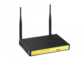 Router EDGE, GSM850/900/1800/1900MHz, GPRS/EDGE Class 12, WiFi, 1x 10/100Mbps WAN RJ45, 4x 10/100 Mbps LAN RJ45, 1x RS-232 and 1x RS-485 (or RS-422)