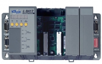 Kontroler Ethernetowy ISaGRAF PAC, AMD188ES 40MHz, 512kb Flash, 512kb SRAM, 2x RS232, 1x RS485, 1x RS232/RS485, z 7-segmentowym wywietlaczem, ISaGRAF, 4x sloty rozszerze