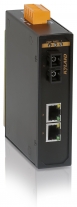 Zarzdzalny konwerter Ethernet na wiatowd jednomodowy, 1x 100Base-FX, 2x 10/100Base-TX RJ45, montowanie na szynie DIN, protokoy Telnet, SNMPv1/v2, LLDP, HTTP, Modbus TCP, FTP, TFTP