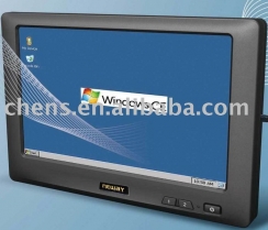 Dotykowy panel PC, 7" TFT LCD, 800x480, CPU Samsung 400MHz, 2GB Flash ROM, 128MB DDR2 RAM, 1x USB, 1x mini USB, SD card, Windows CE