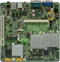 Pyta gwna formatu Mini-ITX, na chipsecie Intel 945GSE + ICH7M, dla procesorw Intel Atom N270, ukad graficzny Intel GMA 950, 1x PCI, 2x SATA, ukad dwikowy Realtek ALC662, Gigabit Ethernet, obsuga LDVS, 7x USB
