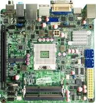 Mini-ITX Motherboard, Intel Core i3, i5, i7, Socket G, intel HD Graphics, 2x SODIMM, DDR3, 1x PCI-E, 1 x PCI Express Mini, 5x SATA2, HD Audio, 10x USB, 1x PS/2, 1x RJ-45, 1x HDMI, 1x VGA, 1x DVI-D, 1x eSATA, 1x Coaxial, 1x Optical, 1x RS-232, 1x GPIO, 1x gigabit ethernet, sbc