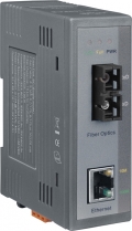 Industrial 10/100 Base-T to 100 Base-FX Media Converter; 1 single mode, SC connector (RoHS), ethernet converter