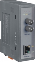 Industrial 10/100 Base-T to 100 Base-FX Media Converter; 1 multi mode, ST connector (RoHS), ethernet converter