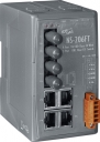 Unmanaged Industrial switch, 4x 10/100Base-T(X), 2x 100 Base-FX fiber, multi mode, ST connector