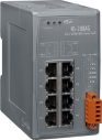 Unmanaged Industrial Ethernet Switch, 8x 10/100/1000Base-TX RJ-45, Power Input +12 ~ 48 VDC