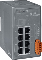 Niezarzdzalny 8 portowy switch ethernetowy 10/100 Base-TX