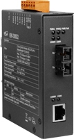 Industrial 1000 Base-T to 1000 Base-SX Fiber Converter, Multi-mode 850 nm, 0.55 km, SC connector (RoHS)