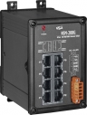 Unmanaged 8-Port Industrial 10/100/1000Base-TX Ethernet Switch, metal casing, Power Input +12 VDC ~ +48 VDC