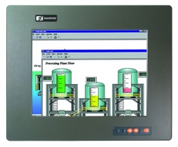 Touch Panel Computer, 12.1” SVGA TFT LCD, Intel Core 2 Duo / Core, 2x RS-232, 1x RS-232/422/485, 4x USB, 2x PS/2, 2x 1000base-TX, 1x DVI-I, 2x PCI, 2x FireWire, audio, 2x 240-pin DDR2 DIMM max. up to 4 GB, 1x 2.5" SATA HDD