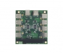 Usb Hub module, 8 Usb ports, compliant with PC/104 standard, board, peripheral module