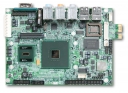 Intel 45nm Ultra Low Power Menlow-XL 1.6GHz processor and chipset based ECX embedded board with dual display, Audio, USB and SDIO, 3.5\, SBC, intel atom