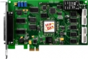 PCI Express adapter, 32x AI, 16x DI, 16x DO, includes CA-4002 D-Sub connector, 110 kS/s Low Gain Multi-function DAQ Board