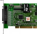 6-axes Encoder Input Card, PCI, 32-bit, 8x digital outputs, Include CA-SC68, SCSI-II 68-pin Male Connector (Solder Type) with Cover, data acquisition