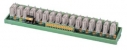 16-kanałowy moduł przekaźnikowy, 2 x przekaźnik Form C na kanał, DIN-Rail