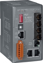 Multi-mode, SC Connector, 3x 10/100 Base-T + 2x 100 Base-FX Fiber Real-time Redundant Ring Switch (RoHS)