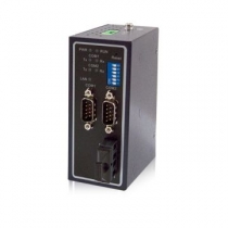 2-Port Industrial Serial Device Server, 2 x RS232/RS422/RS485, single-mode, multi-mode, SFP, virtual COM, Ethernet, TB5, DB9