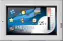 HMI TouchPad, Lower-Power 32-bit RISC CPU, 1x RS-485, 4,3" TFT LCD, Flash, USB, Touch-Panel
