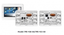HMI TouchPad, Lower-Power 32-bit RISC CPU, 1x RS-485, 1x RJ-45, 4,3" TFT LCD, Flash, USB, Touch-Panel