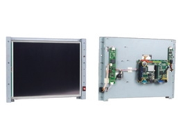 15" Open Frame Panel PC with Embedded Board and Touch Screen, CPU Vortex86DX- 800MHz, 256MB RAM, 3x USB, VGA, LCD, LVDS, AUDIO, LAN, GPIO, CF, FDD, 16x PWM, 5x RS-232, 1x RS-232/422/485, 1x LPT, vesa