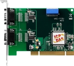 Universal PCI Serial Communication Board with 2 RS-232 ports., communication card
