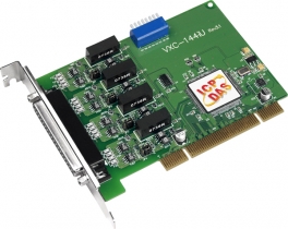 Universal PCI, Serial Communication Board with 4 Isolated RS-422/485 ports (RoHS). Includes One CA-4002 Connector, communication card