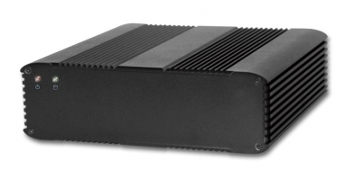 Bezwentylatorowy komputer typu BOX z procesorem Intel Atom™ N270 1.6GHz, 2GB RAM, 2xGigabit Ethernet, CF,  2xRS232, 4xUSB, DVI, VGA, audio, GPIO, 1x SSD