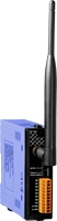 Bezprzewodowy 8-kanaowy modu ZigBee cyfrowych wej izolowanych z 16-bitowymi licznikami, szyna DIN, DCON, Modbus RTU