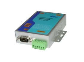 Konwerter Ethernet TCP/IP na RS-232/422/485, CPU 25MHz, Zasilanie 8-24 Vdc. TCP Serwer/Klient, Wirtualny port szeregowy, 1x 100Base-TX RJ-45