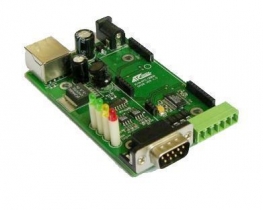 10M/100M TTL interface single serial port embedded module development board, 1x RJ-45, 1x RS232, 100base-tx